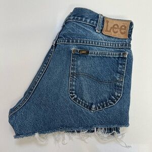 Vintage Lee Cutoff Jean Shortie Shorts
